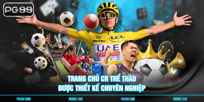 Trang chủ CR thể thao được thiết kế chuyên nghiệp